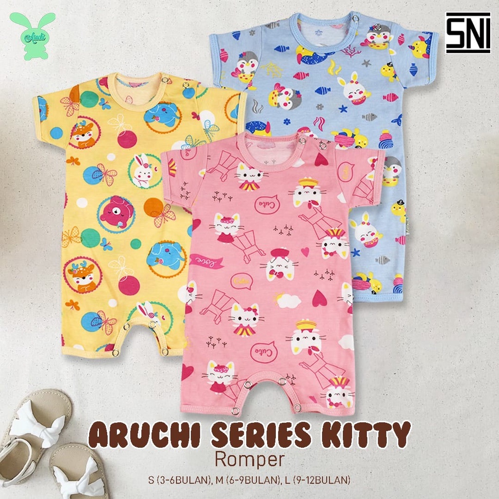 1PCS ROMPER SML ARUCHI Romper Bayi SNI CBKS