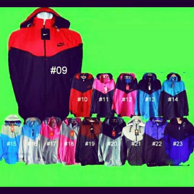 Jaket Parasut Nike Kombinasi / Jaket Parasut Nike Polos