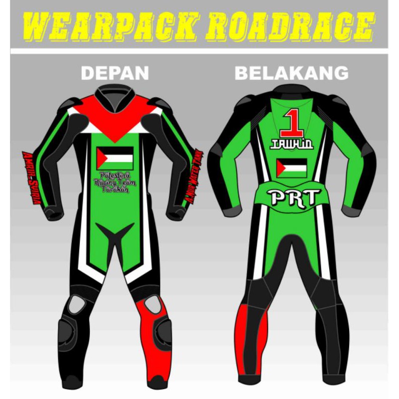 Wearpack Balap Custom bahan Mbitech Protector Titanium