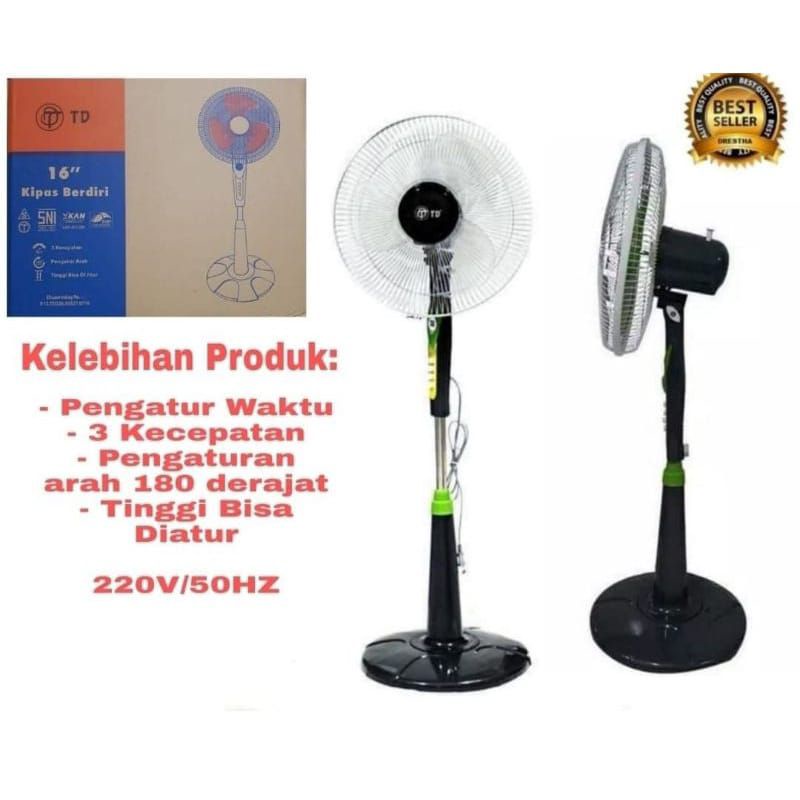 Kipas Angin Berdiri , kipas Stand Fan  TD , YAMAkAWA ,  KAVOLUX ,  16&quot;