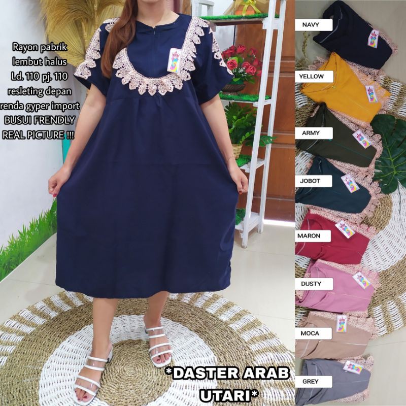 DASTER BISA COD/BAYAR DI TEMPAT GAMIS RENDA ARAB KODE DASTER ARAB