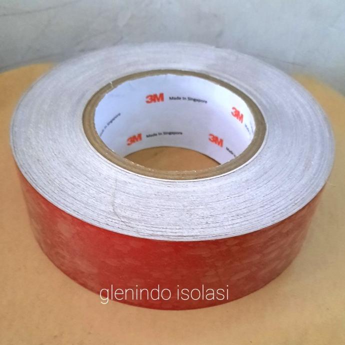 

Sticker-Stiker reflektif 3M 610 Scotlite merah 2 inch x 45 meter