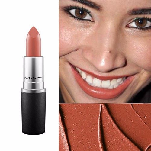 MAC Lipstick - Mocha ( Peachy Yellow Brown )