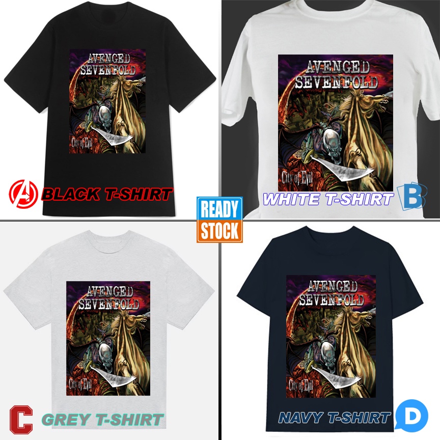 Avenged Sevenfold City Of Evil A7x Band Tshirt