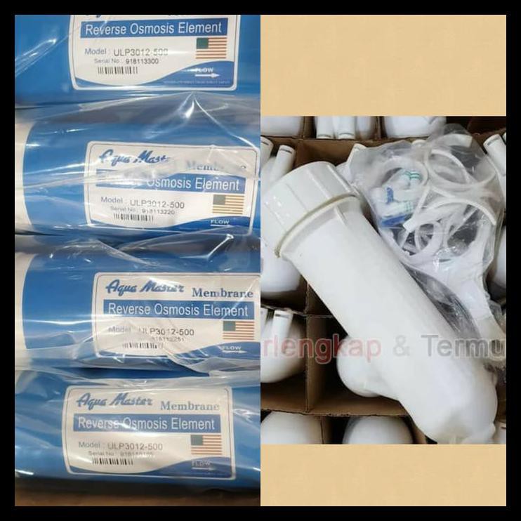 Paket Housing Membran Ro + Membran Ro 3012 - 500 Gpd - Complete Set