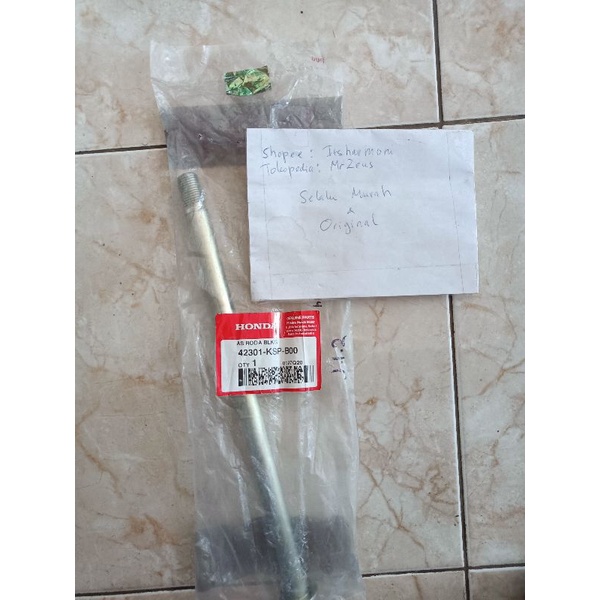 Baut As Roda Belakang CB150 Verza Megapro New Verza150 ORI AHM 42301-KSP-B00