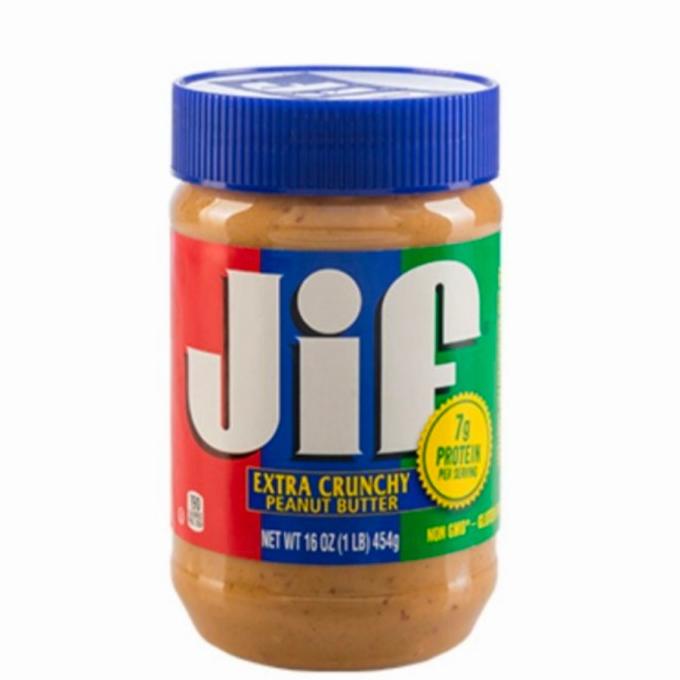 

Jiff Extra Crunchy Peanut Butter 454Gr | Selai Kacang Kasar 454 Gr