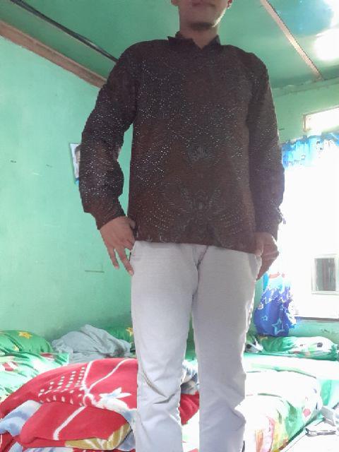 Kemeja Batik Pria | Motif Anjasmara Full Furing | Reguler Fit Lengan Panjang| Katun Asli Halus