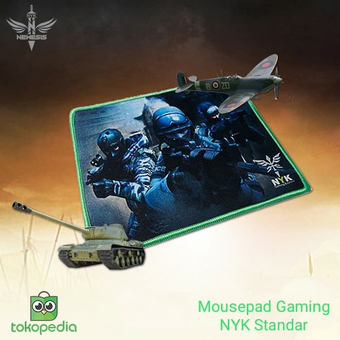 Mousepad Gaming NYK Standar - Soft Jahit Pinggir Mouse Pad