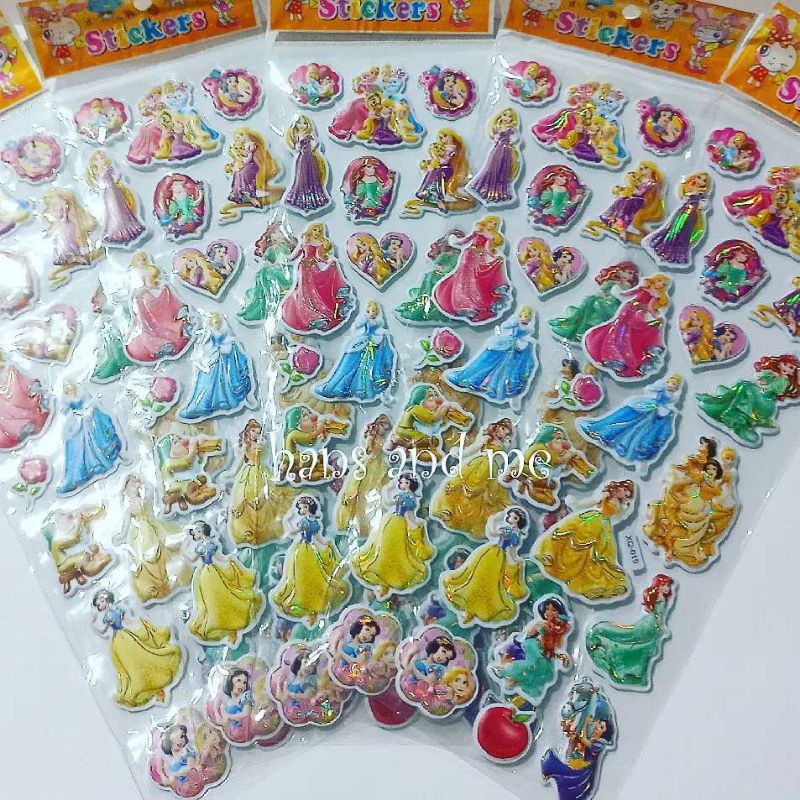 

Sticker Anak Stiker Timbul Princess