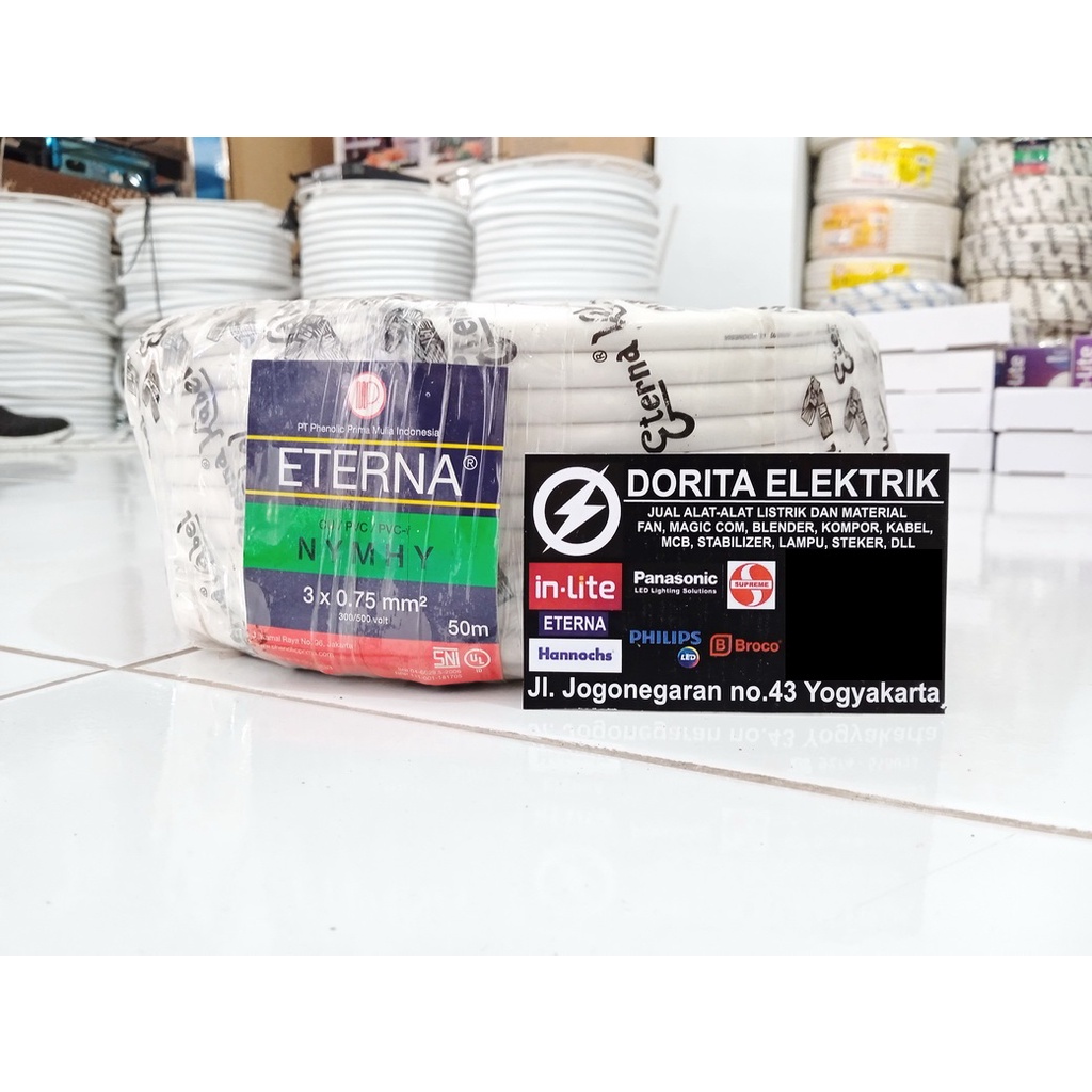 Kabel ETERNA NYMHY 3x0,75 Meteran