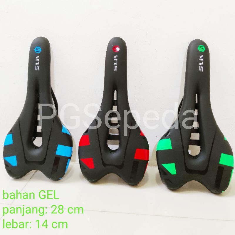 SADEL SEPEDA GEL SADEL SLK GEL EMPUK MURAH