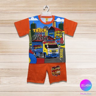 Setelan Anak Truk Oleng 2 8 thn Shopee Indonesia