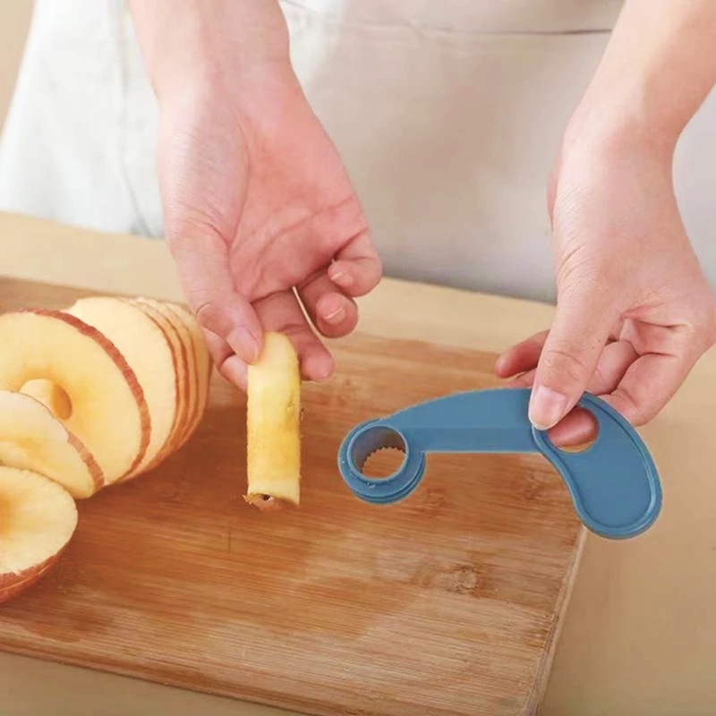 Alat Pengiris Buah / Kentang Spiral Portable Multifungsi 360 Derajat