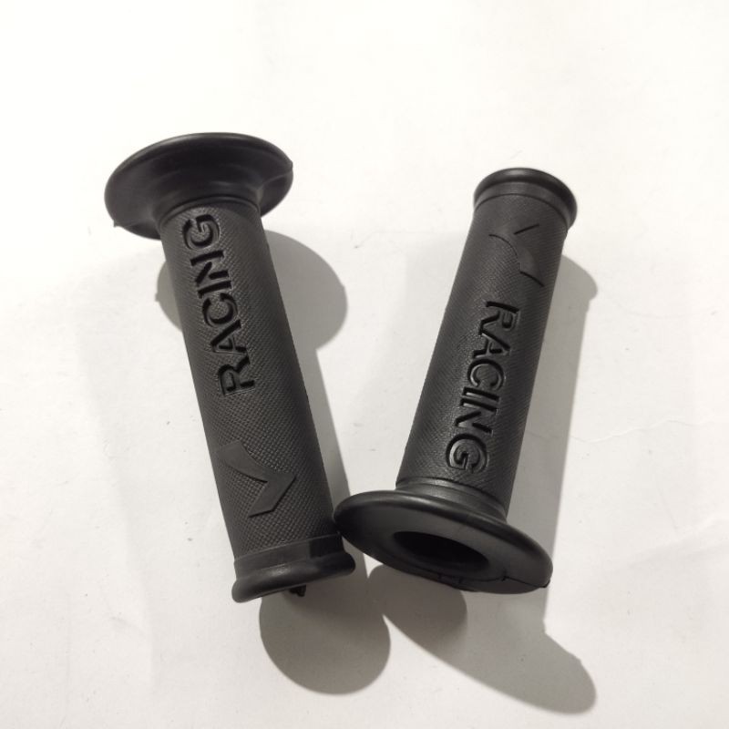 Handgrip motor rancing hitam polos universal