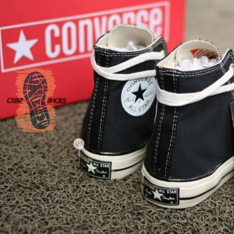 Sepatu converse 70s high Egret Black White BNIB (BISA COD)