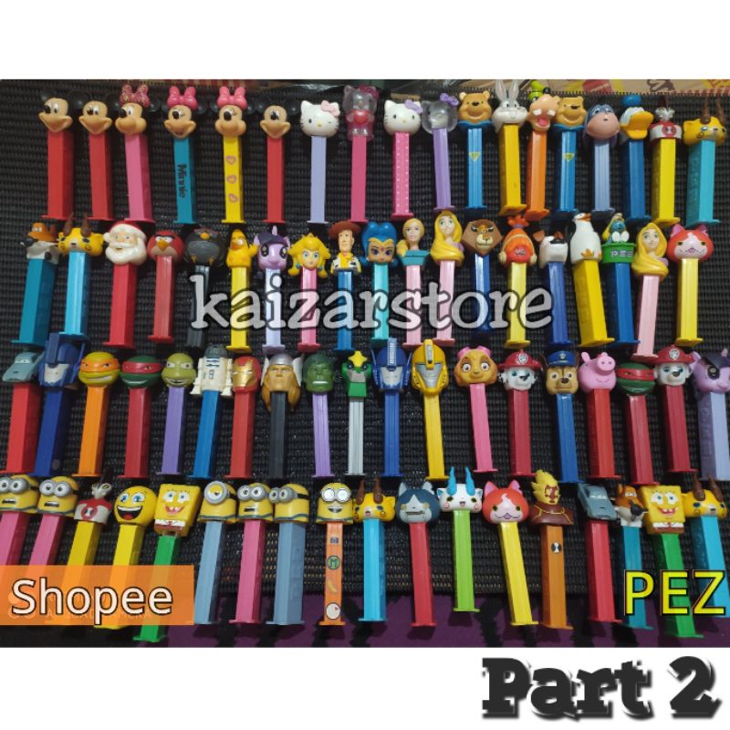 Mainan PEZ tempat candy dispenser permen merchandise Alfamart McD Action Figure pajangan hiasan