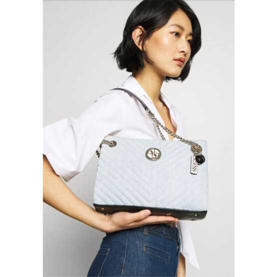 GUESSS BLAKELY STATUS LUXE SATCHEL Handbag