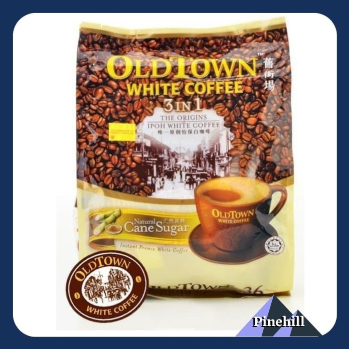 

Old Town White Coffee 3 in 1 Cane Sugar - Kopi Old Town Gula Tebu