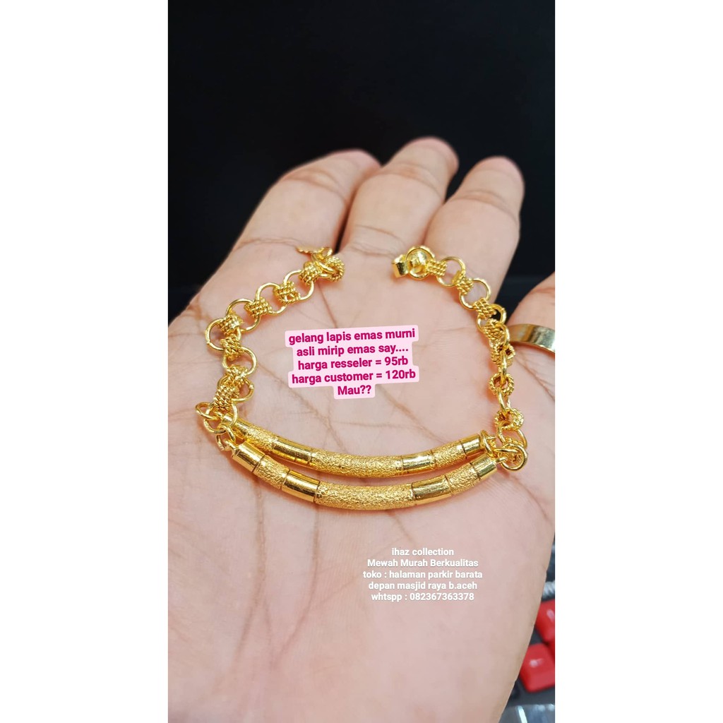 Gelang lapis emas pasiran khas Aceh