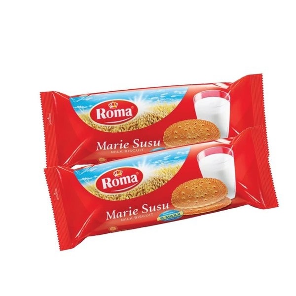 BISKUIT ROMA MARIE SUSU 21GR MILK BISCUIT