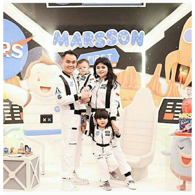 Kostum Astronot / Profesi Karnaval Carnaval / Couple Family Set / Bayi Anak dan Dewasa
