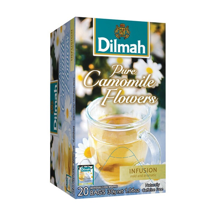 

B062 Dilmah Pure Camomile Flowers 20 Bags / Teh Dilmah Chamomile Flower g054S