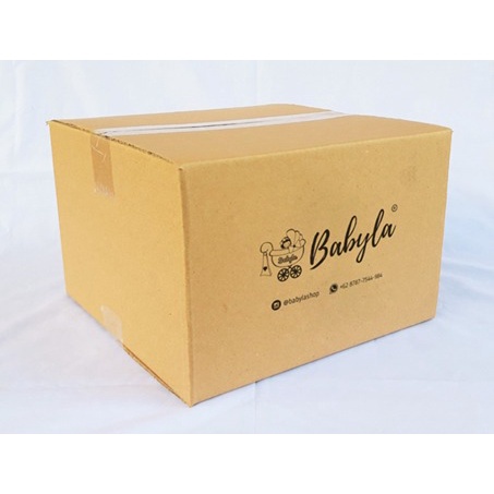 

SH Babyla Kardus Box Standar Sablon Dus Sepatu Packing Produk Kemasan