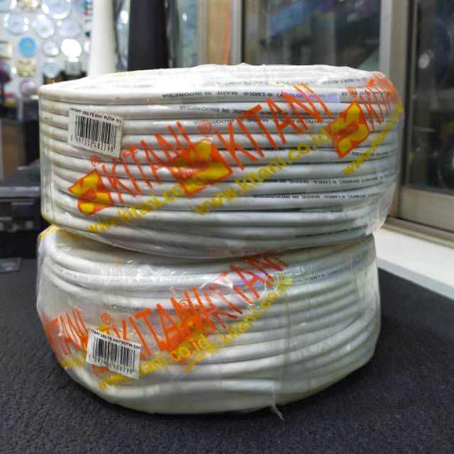 Jual Kabel Listrik Serabut KITANI NYM HY 2x0 75 50meter Tembaga Asli Shopee Indonesia