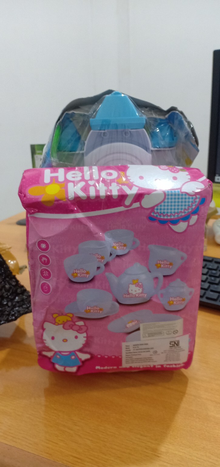 Mainan Anak Set Cangkir Teko Wh090 Karakter Mini