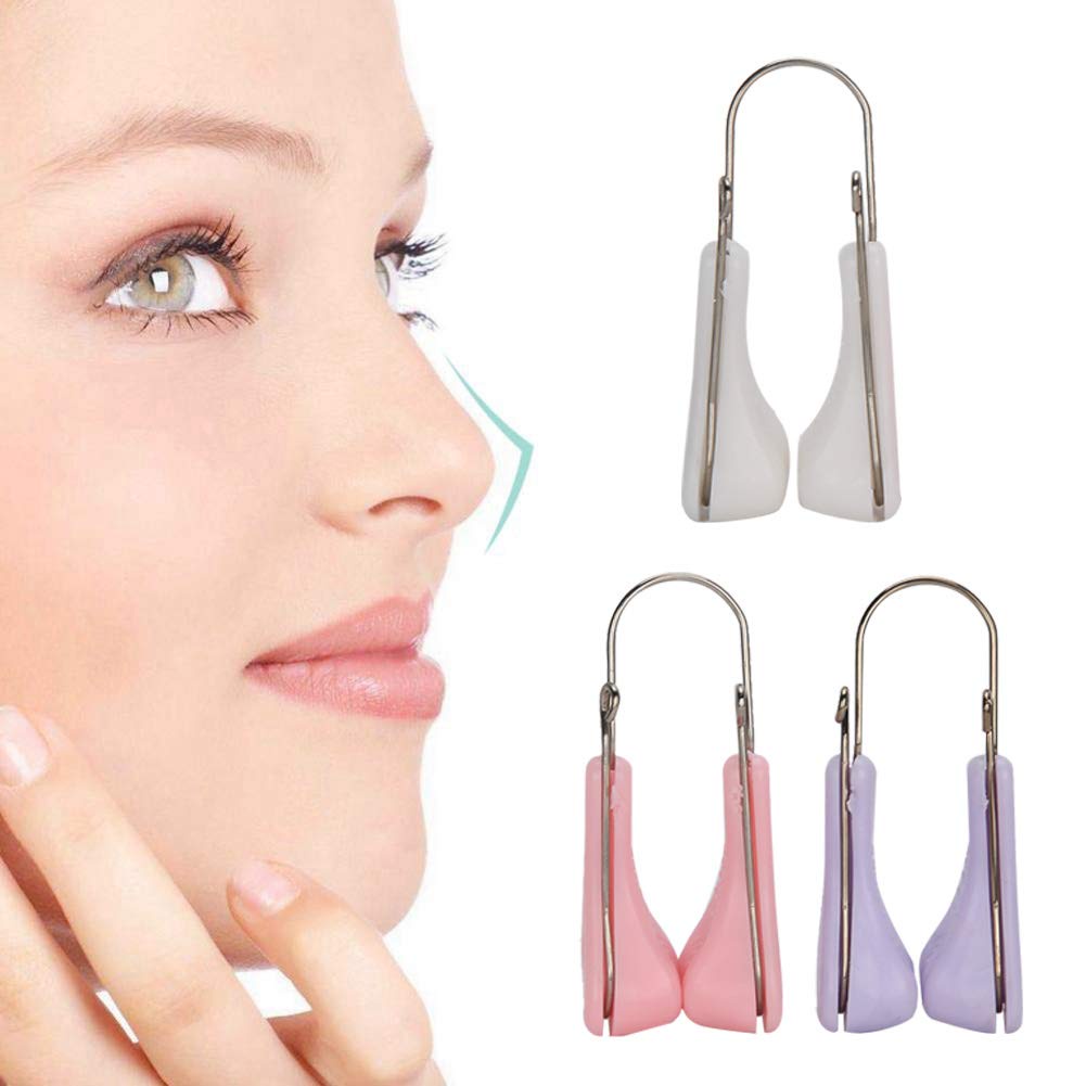 1pc Klip Korektor Hidung Rhinoplasty Bridge Bahan Silikon Lembut Untuk Pria Dan Wanita