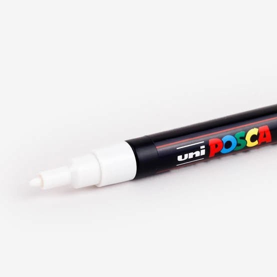 

Buruan Uni Posca Pc-3M White - Fine (0.9-1.3 Mm) Point Poster Paint Marker Bergaransi