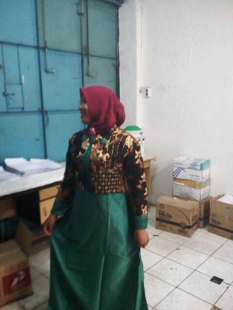 Batik Couple Gamis Katun & Velvet Srg 701