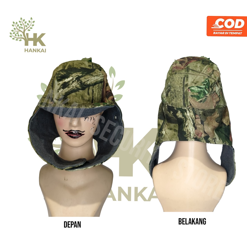 Topi Pria  Mancing - Topi Pemburu - Topi Jepang Camo Realtree Perbakin