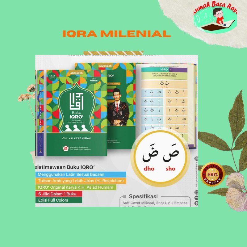 Ready Buku "*BUKU IQRO' MILENIAL*"