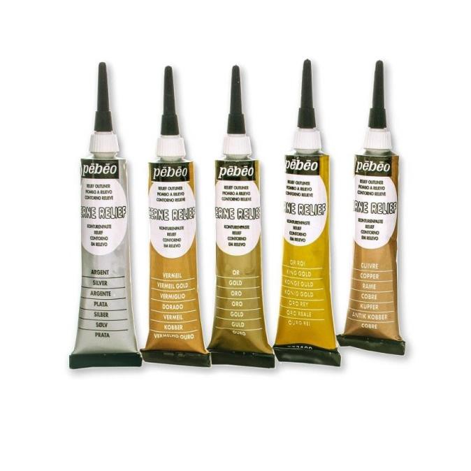 

PERALATAN MELUKIS PEBEO CAT CERNE RELIEF 20ML GOLD ALAT LUKIS