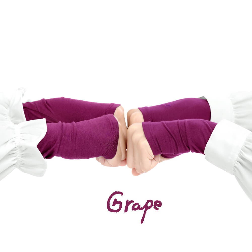 Handsock Jempol Merek Afra Hasna Grape - Bahan Kaos Rayon HQ