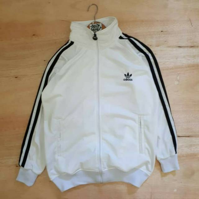 Jaket Tracktop Adidas Firebird_white