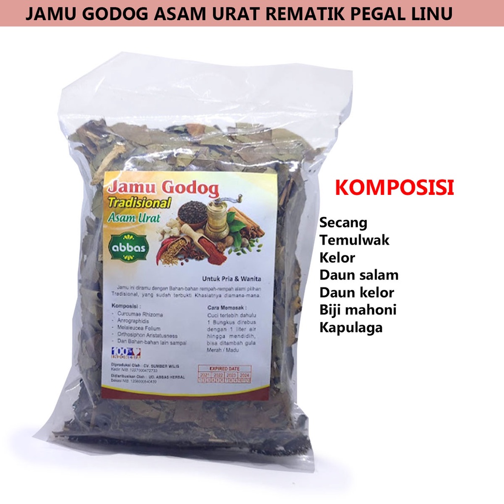 

jamu godok asam urat reumatik / jamu godog asam urat asli rempah rempah indonesia 250 gr