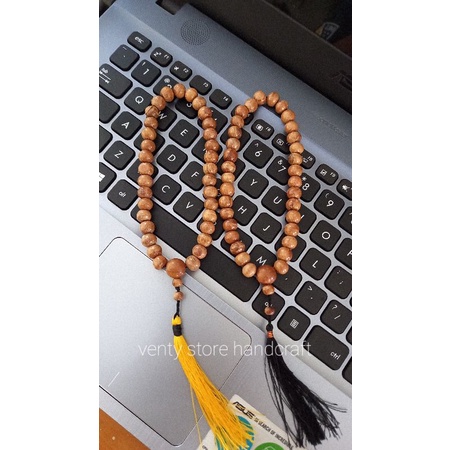 Tasbih gaharu 33 butir tasbih kayu gaharu asli kalimantan tasbih gaharu wangi tasbih kayu gaharu asl