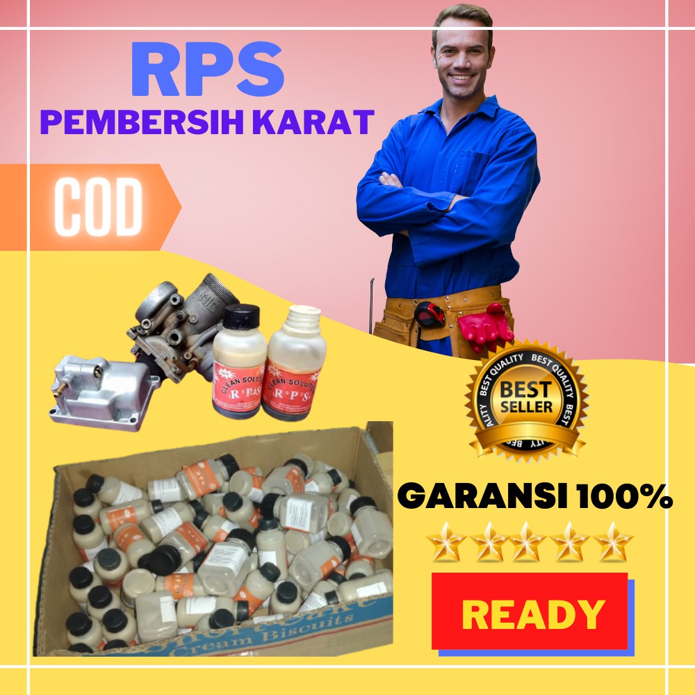 RPS CAIRAN PEMBERSIH KERAK KARAT JAMUR MESIN MOBIL BODY VELG KNALPOT SEPEDA MOTOR BURING BESI TRALIS