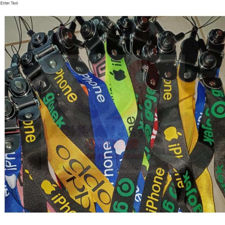 TALI GANTUNGAN HP / HANDPHONE / KUNCI / ID CARD BISA GANTUNG DI LEHER HARGA PROMO TER MURAH SE SHOPE