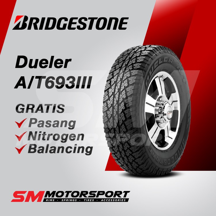 Ban New Fortuner Bridgestone Dueler AT 693III 265/65 R17 17 102S