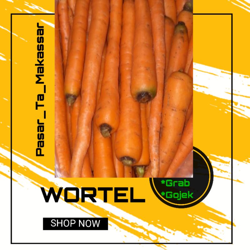 

Wortel 500 Gram / Pasar Ta Makassar / Pasar sayur Makassar