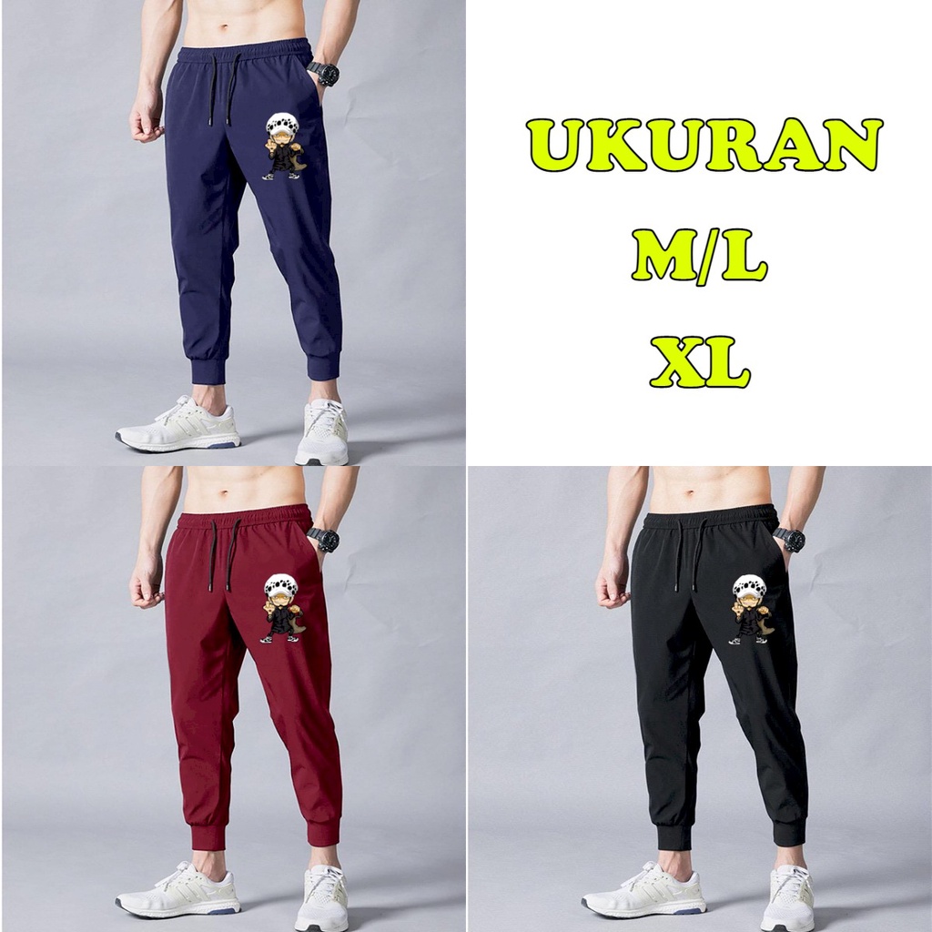 Asgard777 - JOGGER LAW ONE PIECE / terlaris / jogger santai / JOGER MURAH / celana olahraga / celana panjang / celana pria