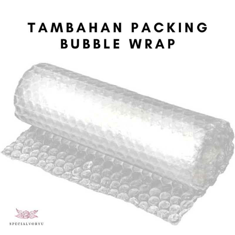 

[HIGHLY RECOMMEND] Bubble Wrap EXTRA Tambahan Packing Agar Aman