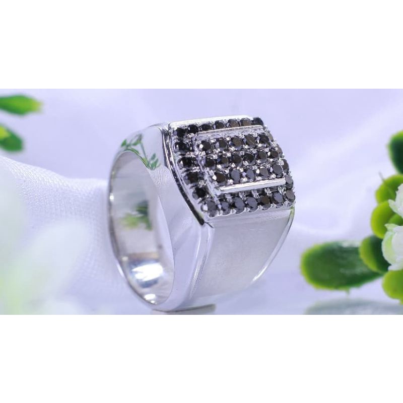 Cincin Berlian Hitam asli