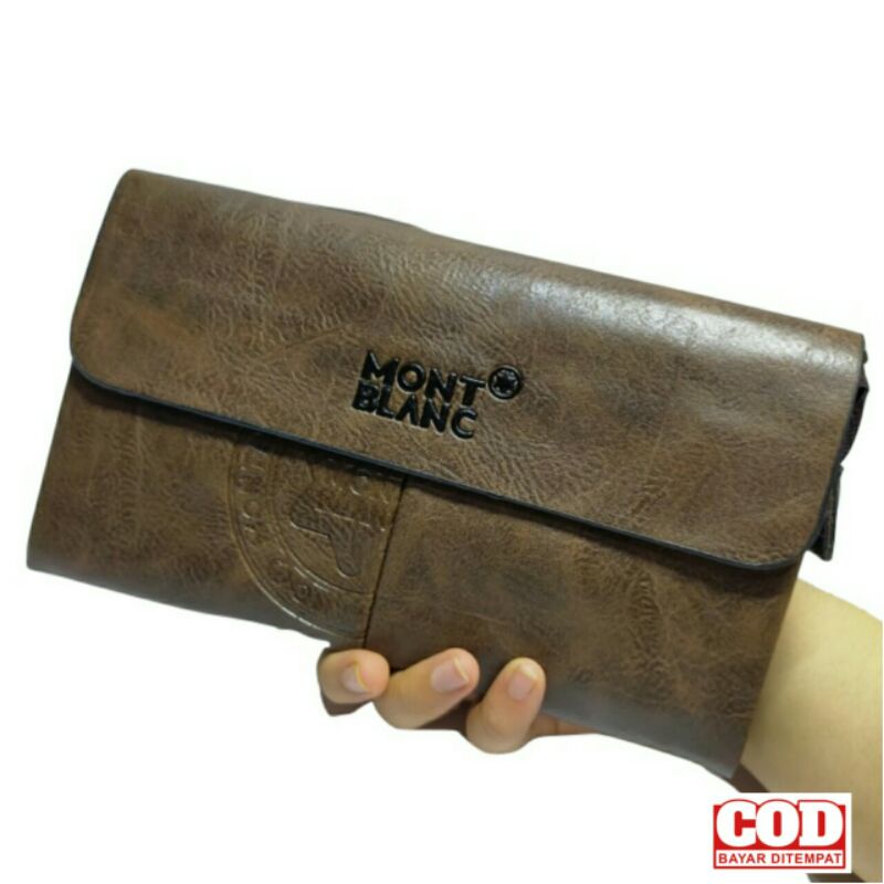 Hand bag pria / Clutch pria / tas tangan pria kulit asli