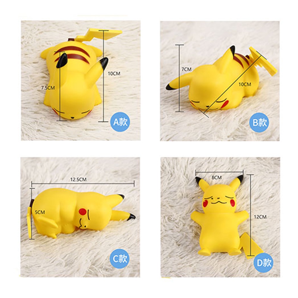 Lampu Malam Led Bentuk Pikachu Untuk Dekorasi Kamar Tidur / Ruang Tamu