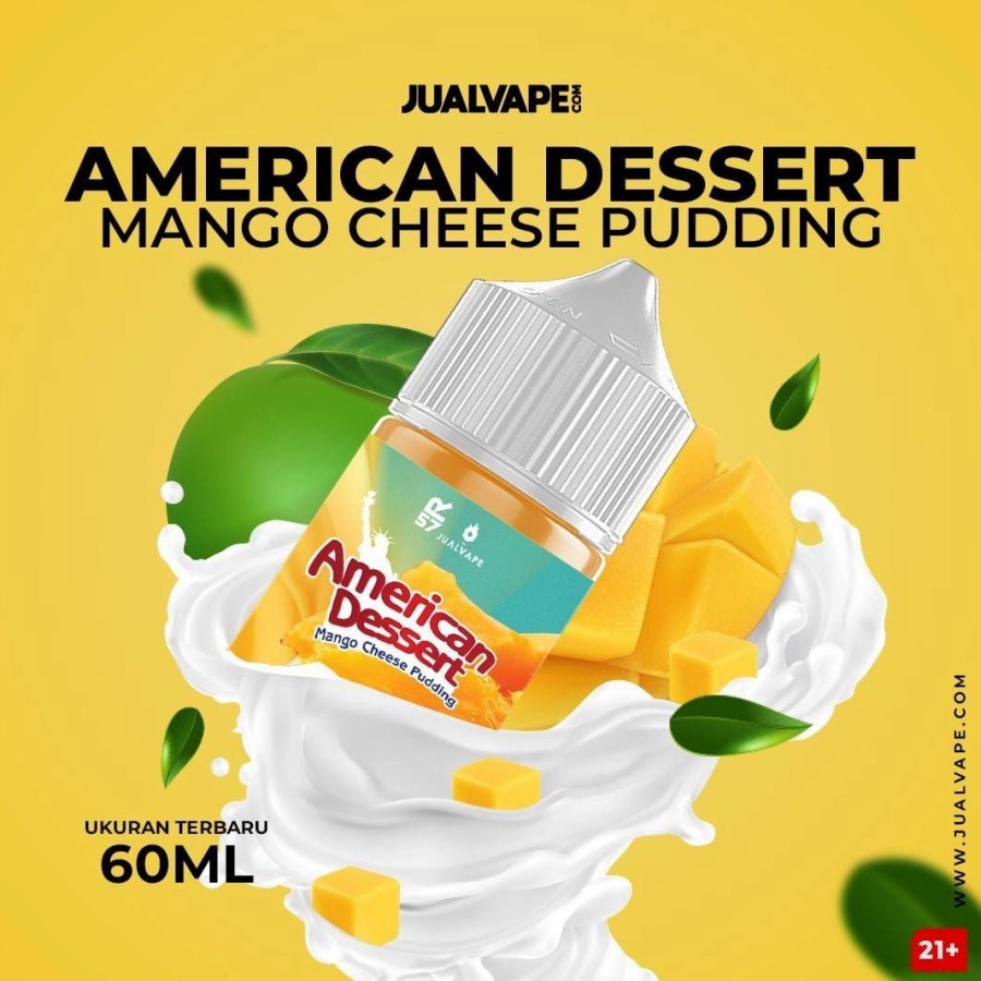 AMERICAN DESSERT V3 MANGO CHEESE PUDDING BY R57 X JVP 6MG 60ML